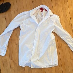 HUGO Boss Crisp White Men's Dress Shirt 14.5